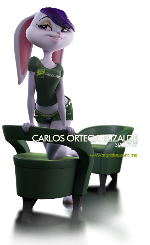 Picture-3 ( 25 Beautiful 3D Pin-ups and character designs by Carlos Ortega Elizalde )